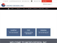 Tablet Screenshot of micro-design.com